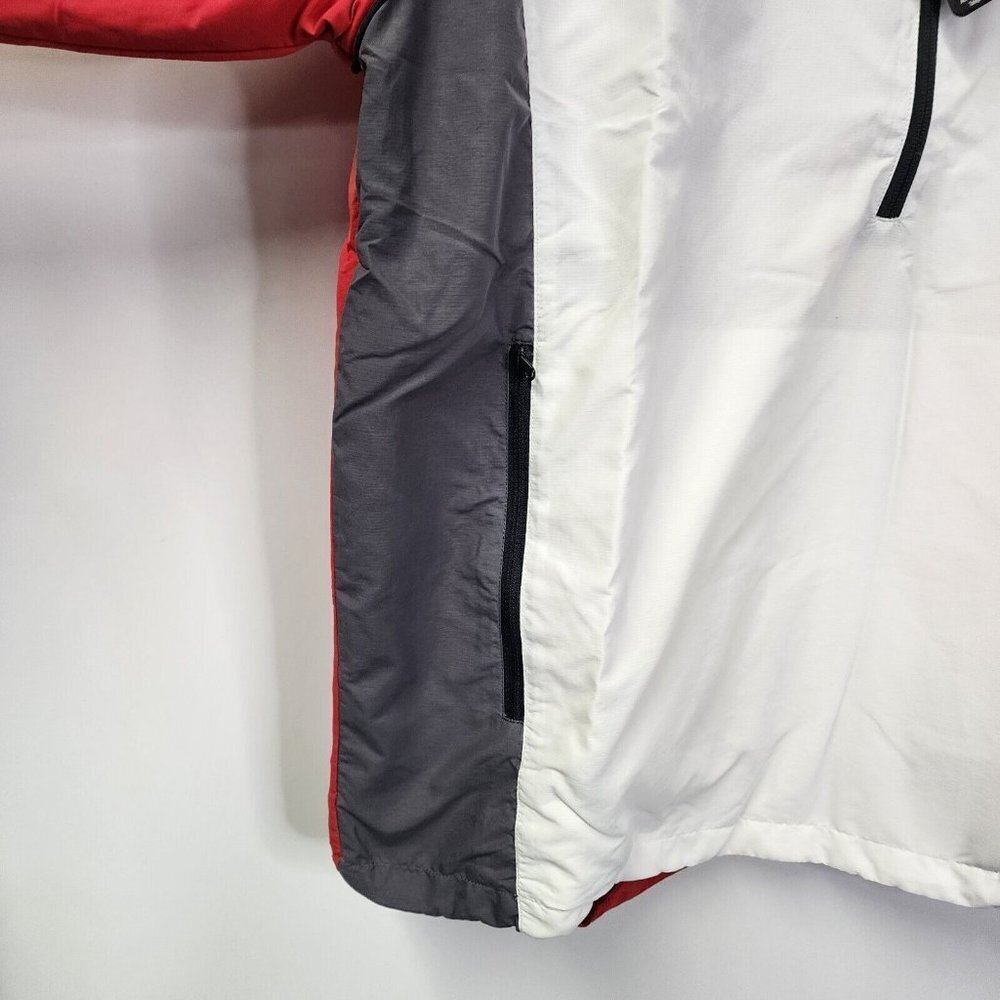 FootJoy Red & White Performance Quarter-Zip Jacket - Picture 9 of 11